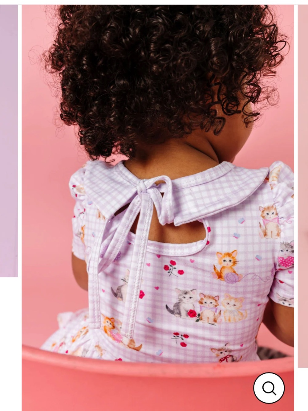 Vintage kittens twirl dress